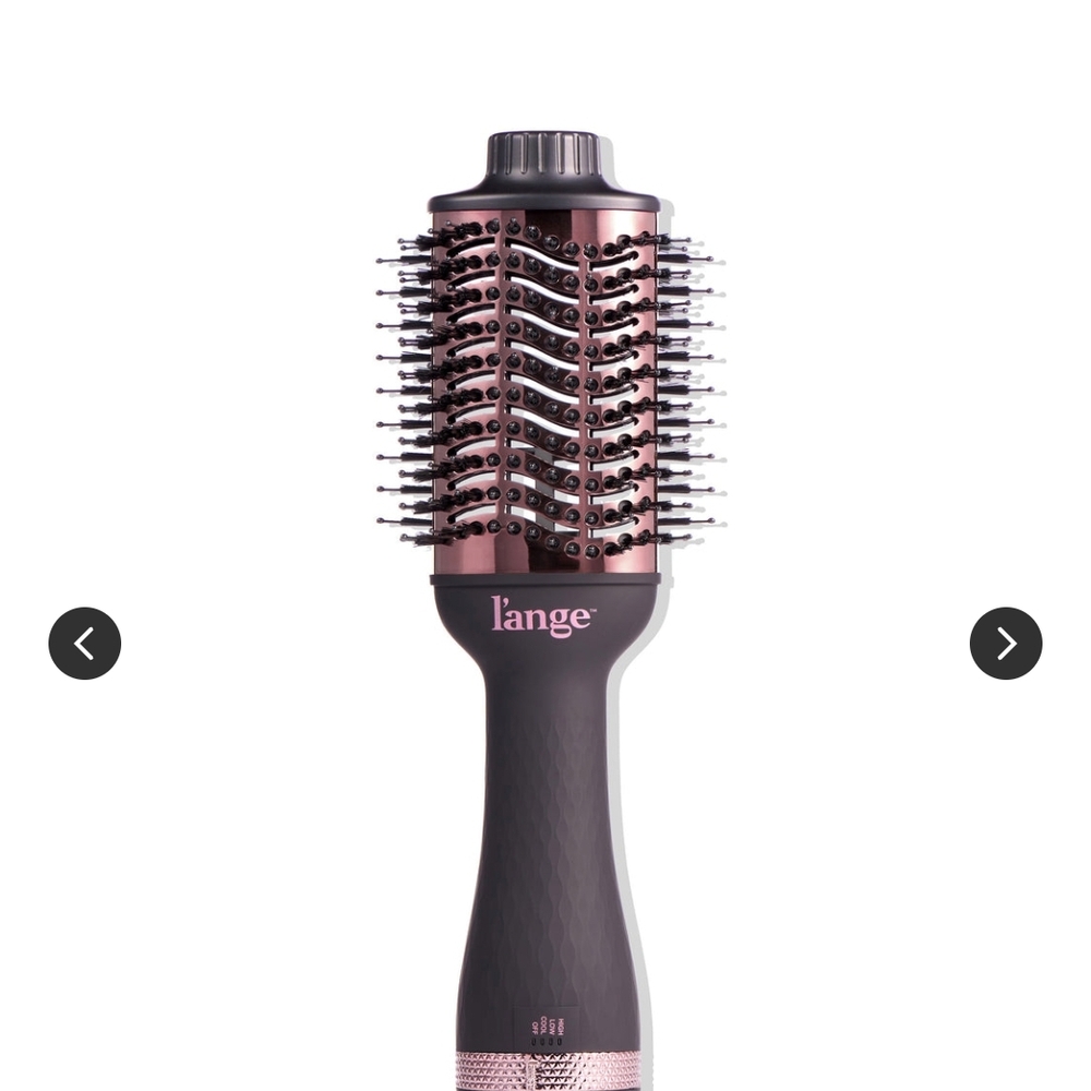 Lange Black and Pink Hair Styling Brush